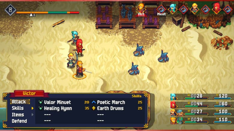 A battle near the sea.