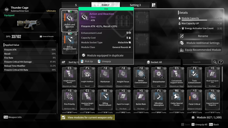 Action and Reaction Mod