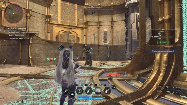 Fighting an Invasion Boss.