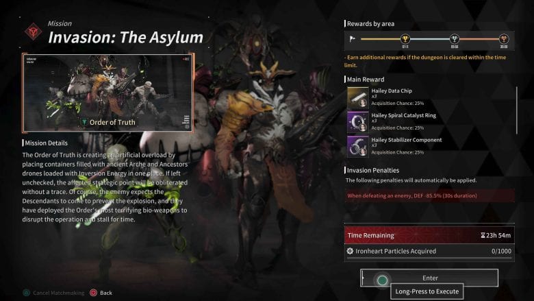 Order of Truth Invasion Dungeons.