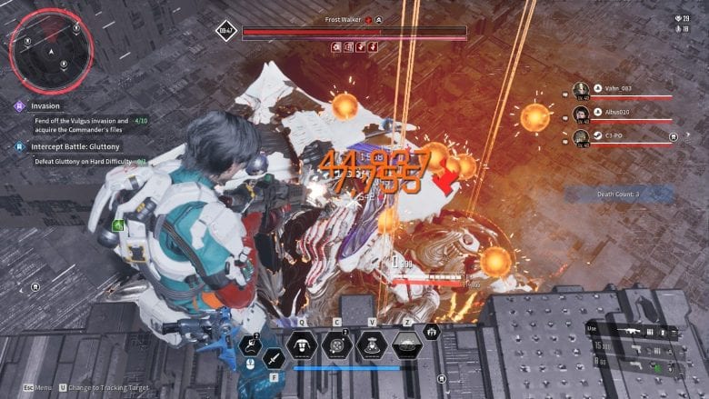 Frost Walker's Back Weak Point.