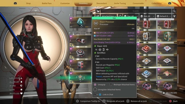 Slayer Set.