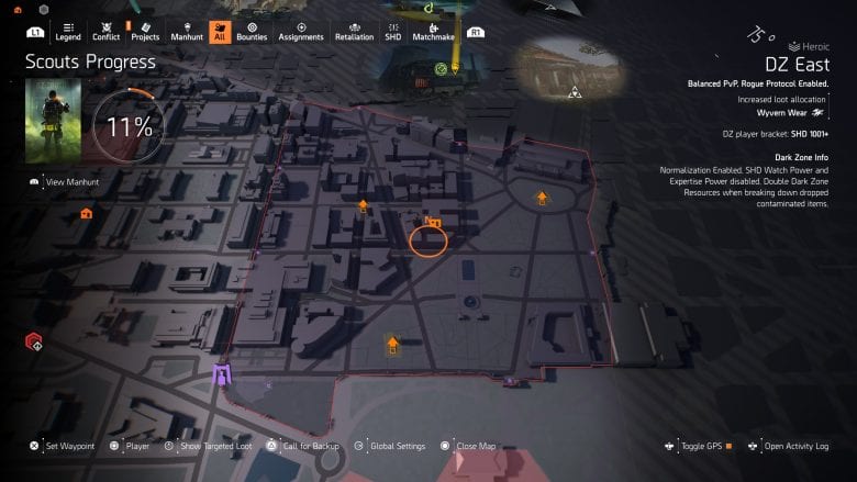 Balanced PvP Dark Zone