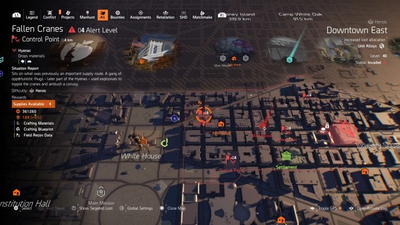 Fallen Cranes Control Point
