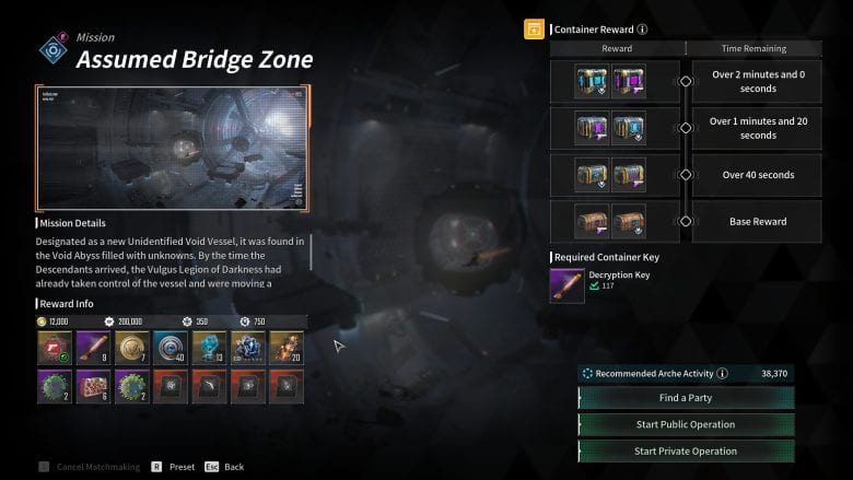 Assumed Bridge Zone