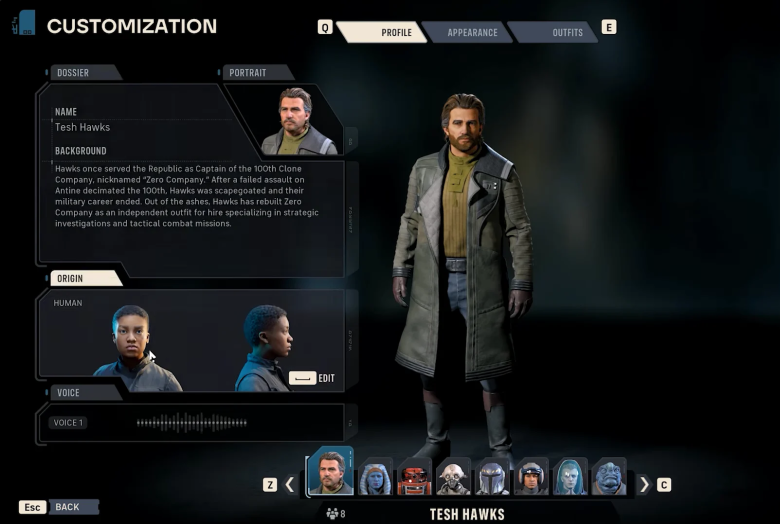 Hawks Customization