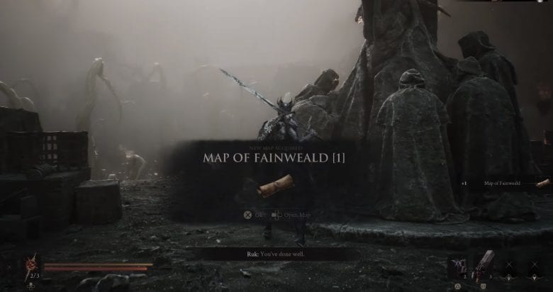 Map Fragment in Mortal Shell 2