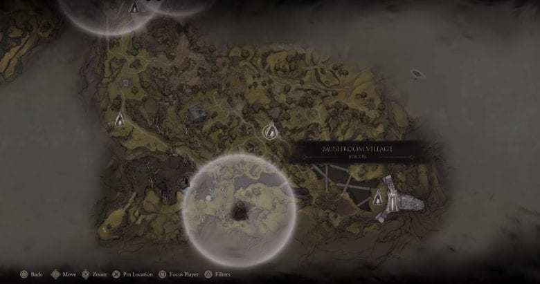 Map of Fainweald 5 Location in Mortal Shell 2