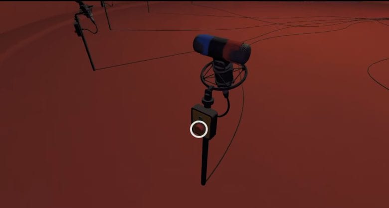 Pressing Microphone Button