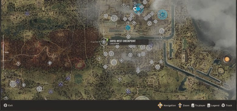SWYD West Checkpoint location
