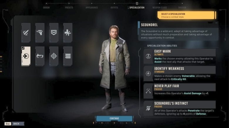 Scoundrel Abilities