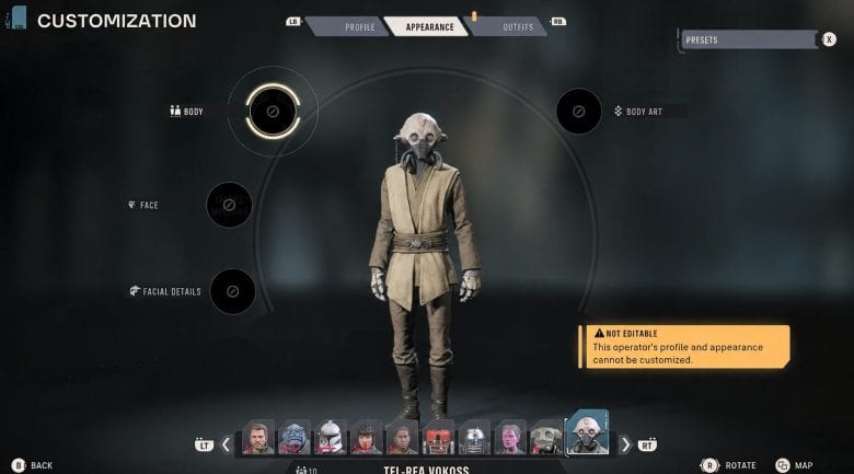 Tel-Rea Vokoss's Customization