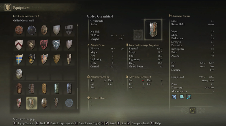 Gilded Greatshield