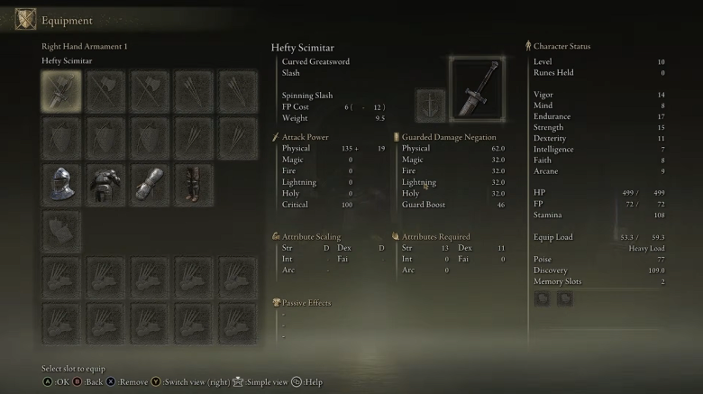 Hefty Scimitar