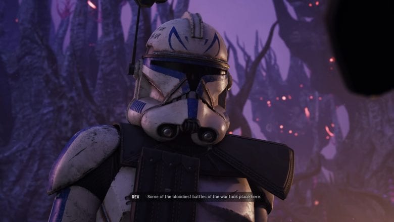 Captain Rex the Clone Trooper in Star Wars Zero Company